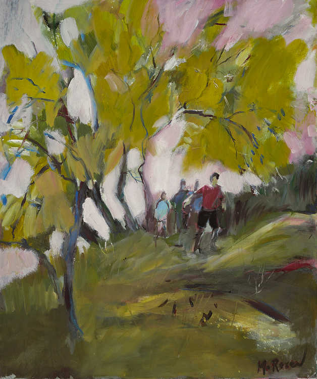 Nature 080 by Mauree Rosen, Oil Painting, 19 x 13inches(48x33cm)