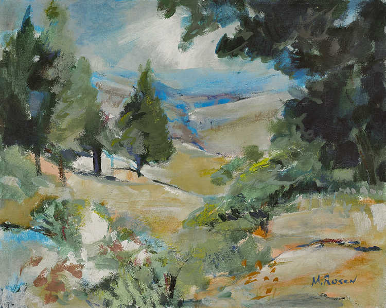 Nature 092 by Mauree Rosen, Oil Painting, 19 x 13inches(48x33cm)