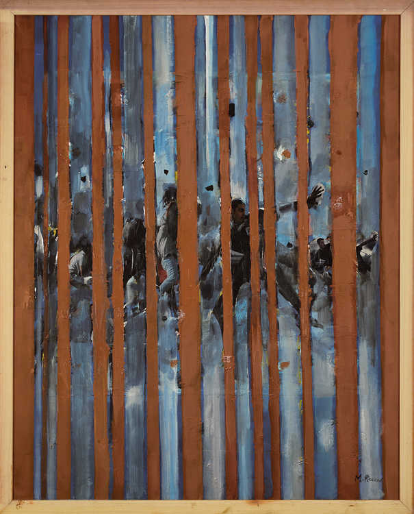 People / Landscapes 003 by Mauree Rosen, Oil Painting, 19 x 13inches(48x33cm)