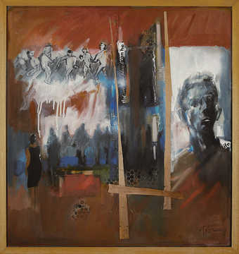 Situations 035 by Mauree Rosen, Oil Painting, 19 x 13inches(48x33cm)