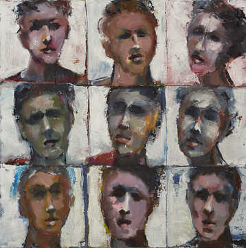 Situations 073 by Mauree Rosen, Oil Painting, 19 x 13inches(48x33cm)