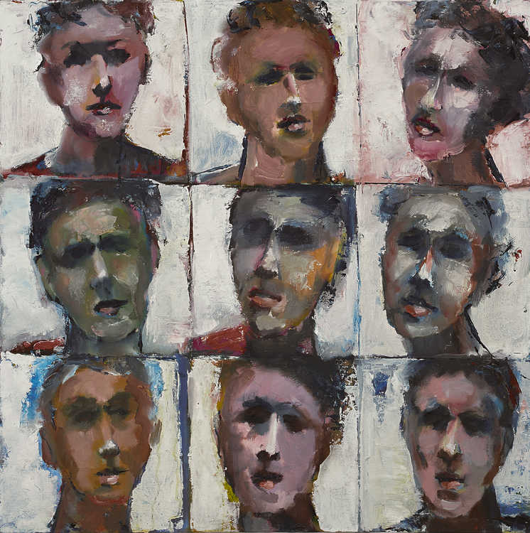 Situations 073 by Mauree Rosen, Oil Painting, 19 x 13inches(48x33cm)