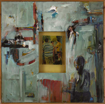 Situations 121 by Mauree Rosen, Oil Painting, 19 x 13inches(48x33cm)