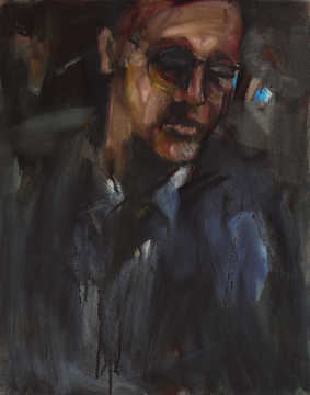 Solo / Portraits 094 by Mauree Rosen, Oil Painting, 19 x 13inches(48x33cm)