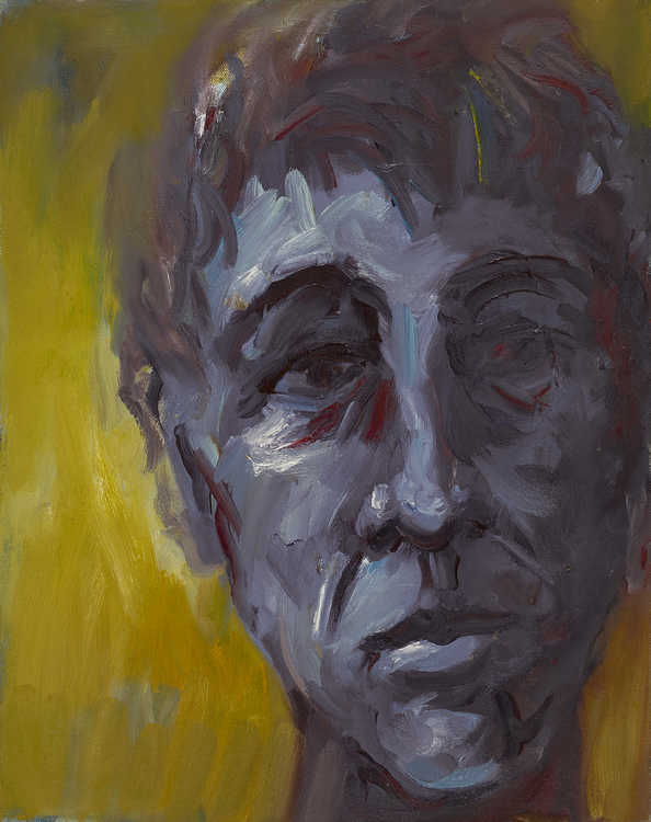 Solo / Portraits 097 by Mauree Rosen, Oil Painting, 19 x 13inches(48x33cm)